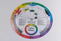 Roda de cores para fotografia, pintura, design e estudos de cor
