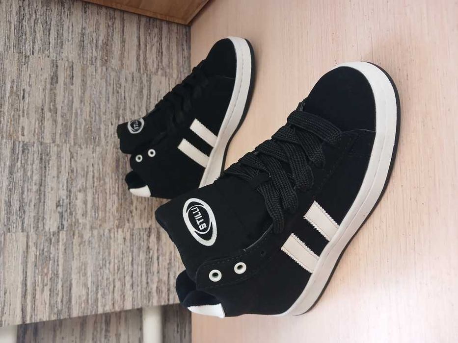 Вау!Крутезні кросівки/хайтопи.Натуральна замша!Зима!