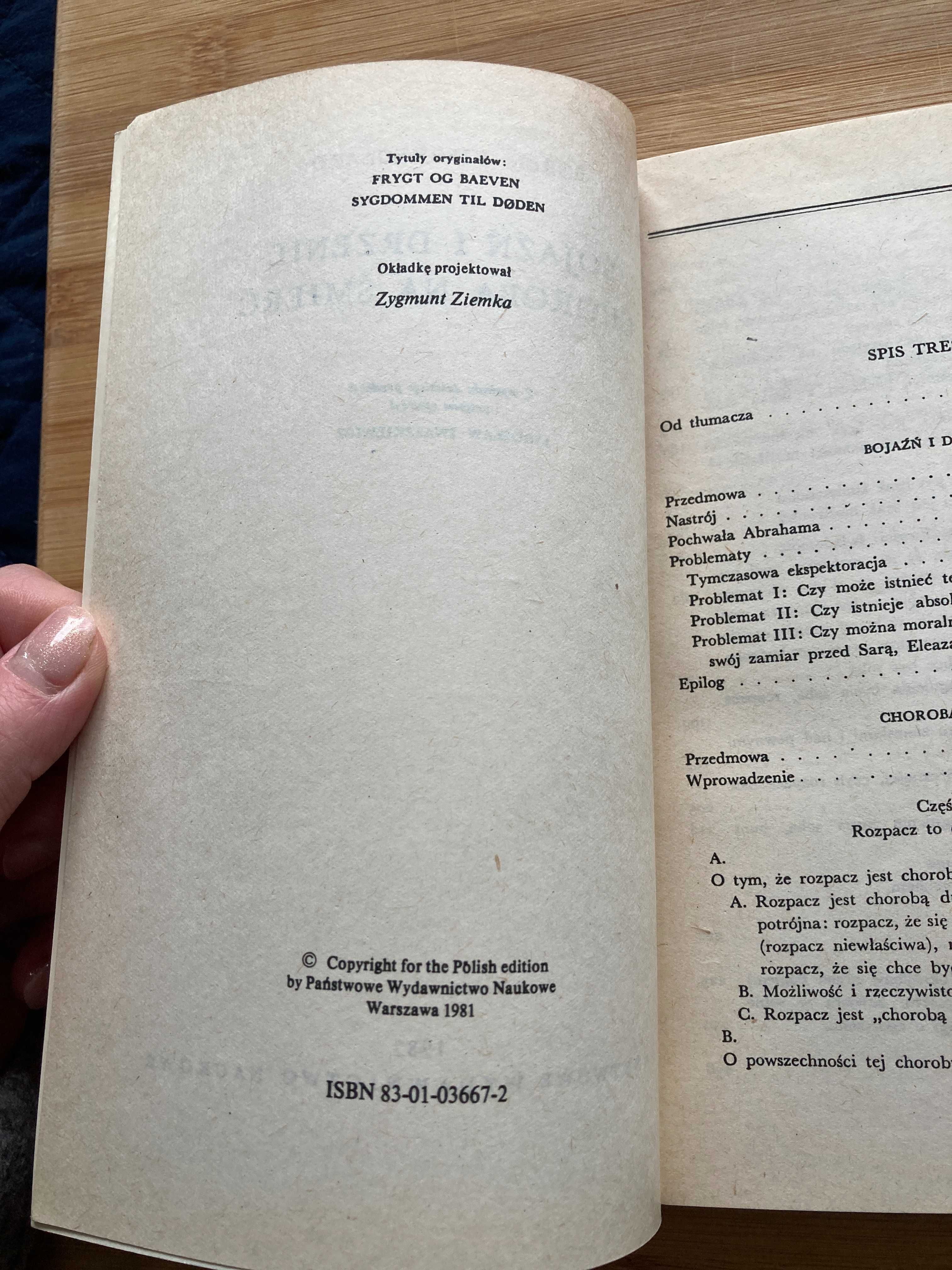 Bojaźń i drżenie. Choroba na śmierć - Søren Kierkegaard 1981