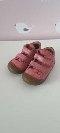 Детские деми ботинки кожаные розовые на девочку Naturino натурино