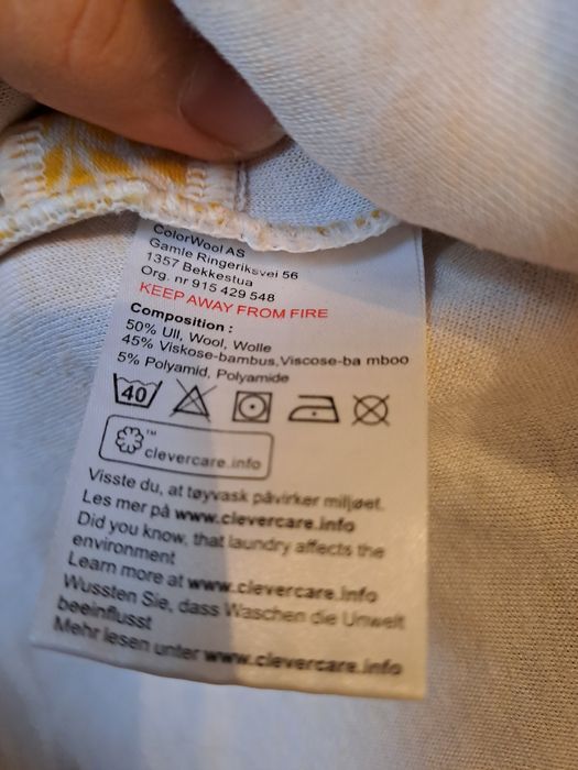 Body kopertowe merino r. 62