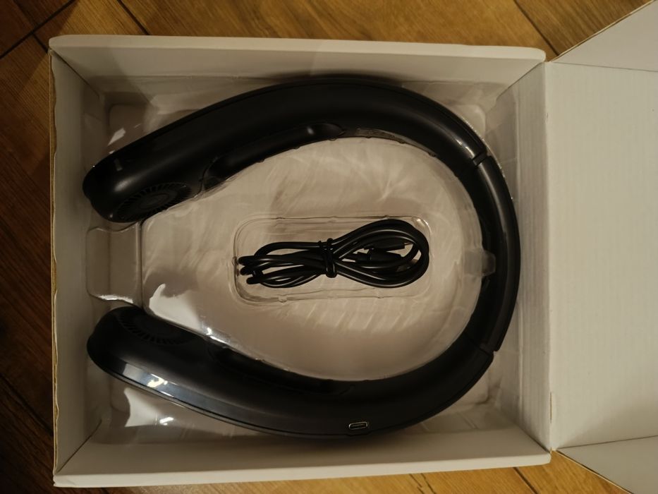 Przenośny wentylator na szyję, bezprzewodowy, USB, klimatyzatory