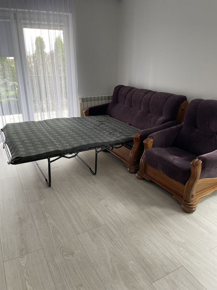 Sofa trójka rozkladana z funkcja spania