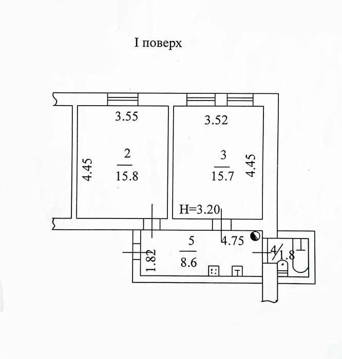 2к Ришельєвська/Велика Арнаутська окремі кімнати свій палісадник