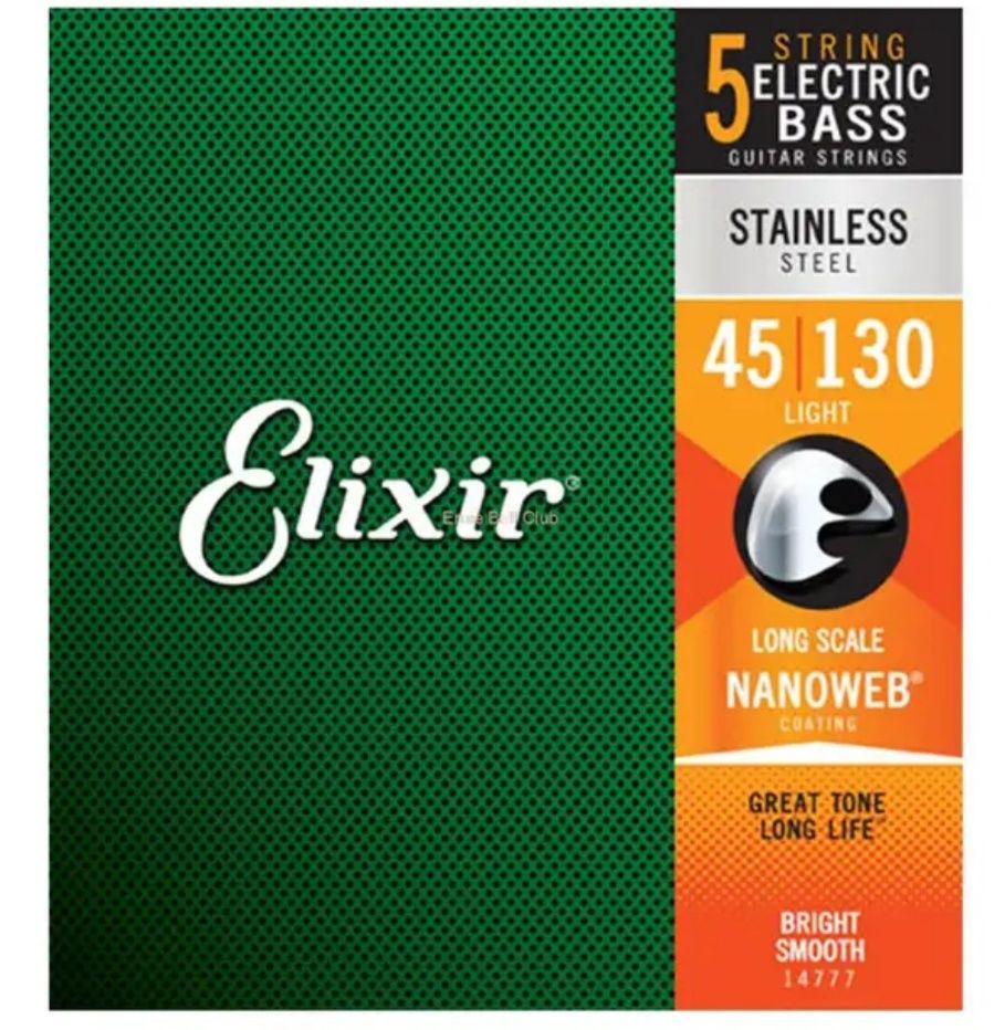 Elixir bass 5 string struny do basu 45-130