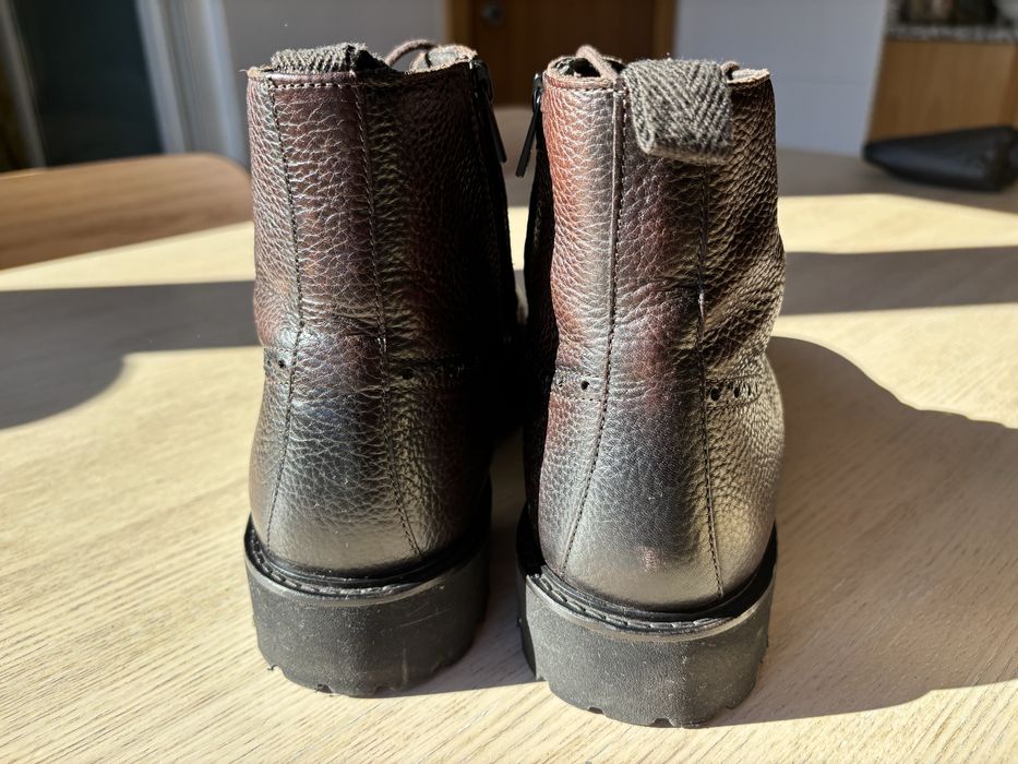 Botas Massimo Dutti, cor castanho, tamanho 44