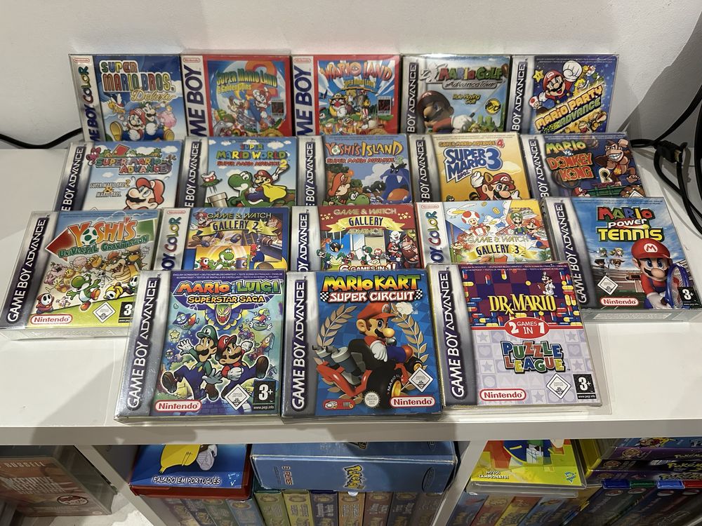 Super mario - coleção GBA , GBC , Wii , game cube