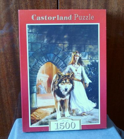 Пазлы Castorland на 1500 деталей Женщина с волком