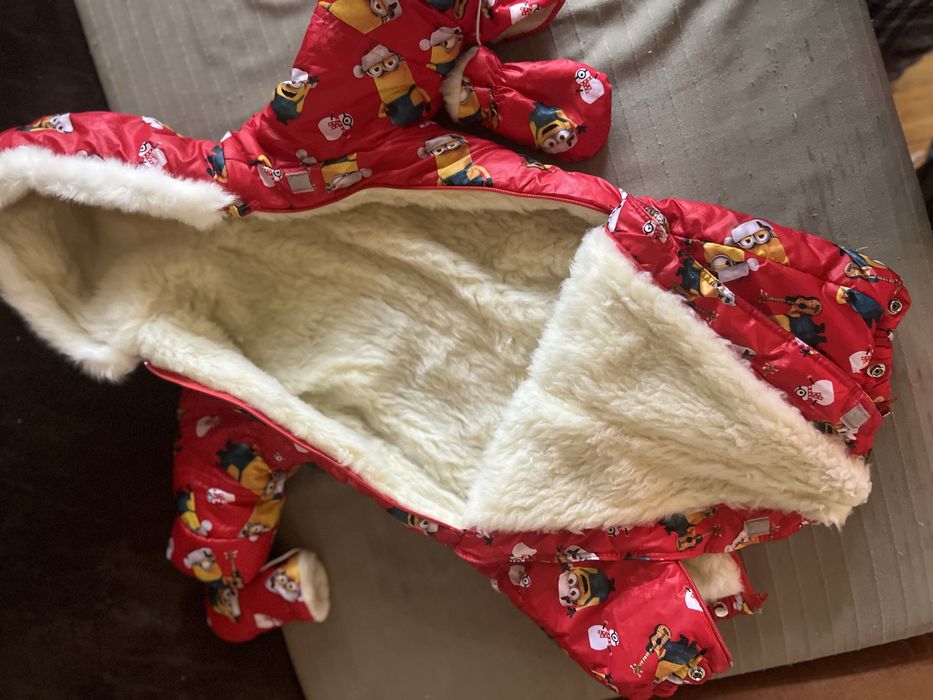 Дитячий зимовий комбінезон-трансформер з нарождення до 1,5 років