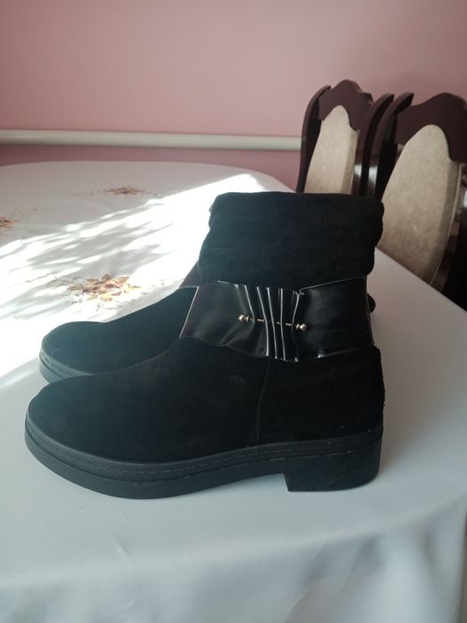 Чоботи натуральна замша , 40 р