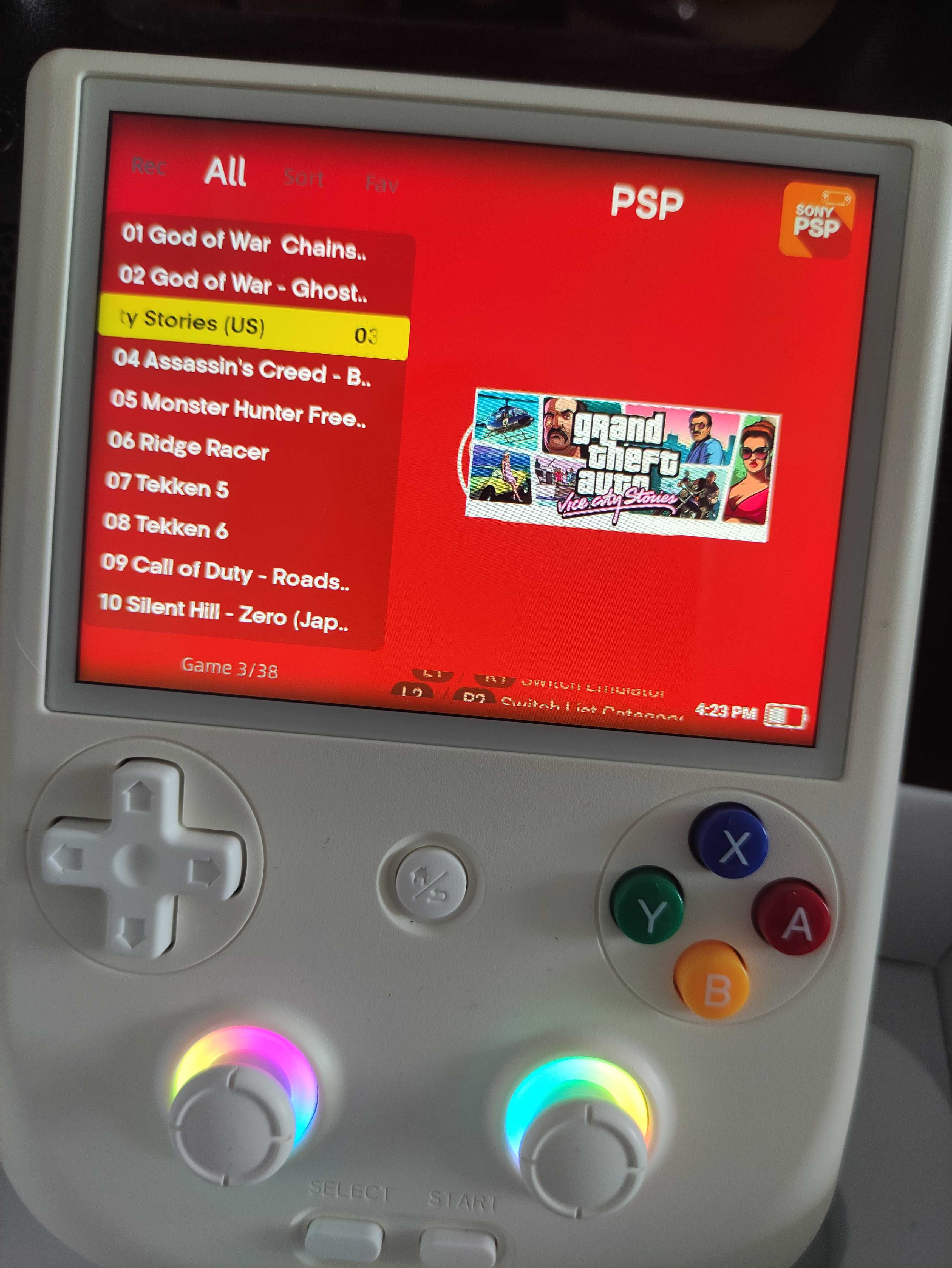 Konsola Anbernic RG 406V 128GB Biała NOWA - 4 tysięce gier