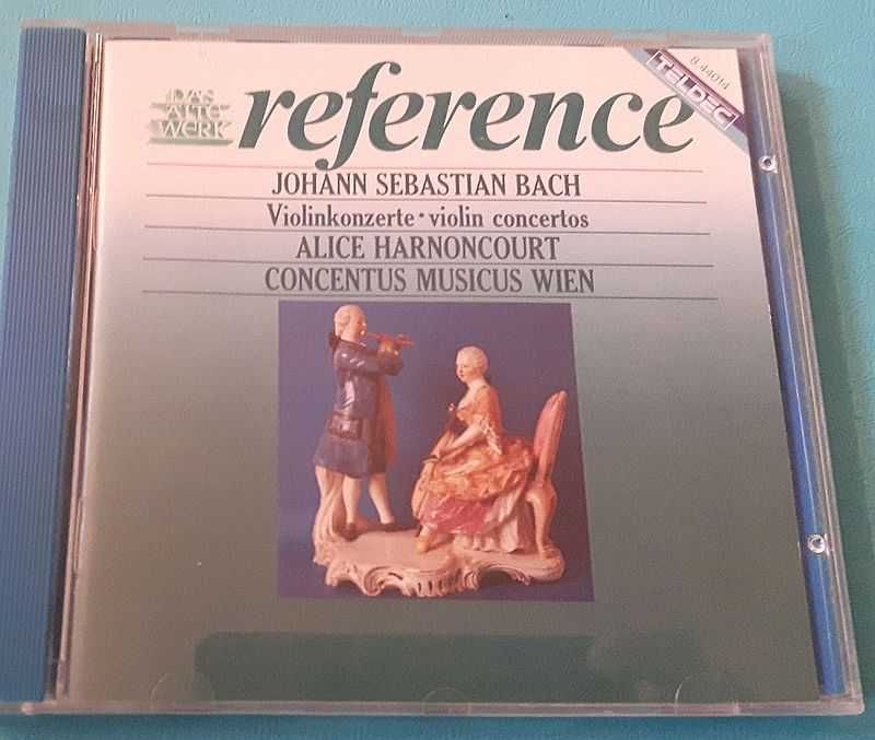 CD J.S. Bach Violin Concertos Alice Harnoncourt Teldec reference