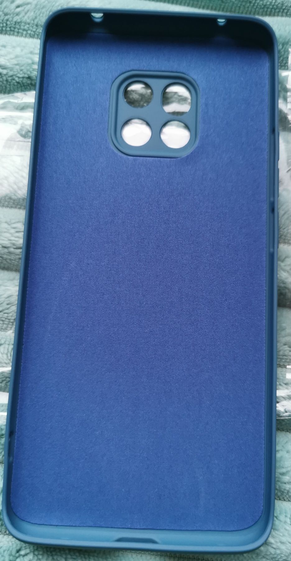 Huawei Mate 20 pro etui Blue i folia na ekran mat