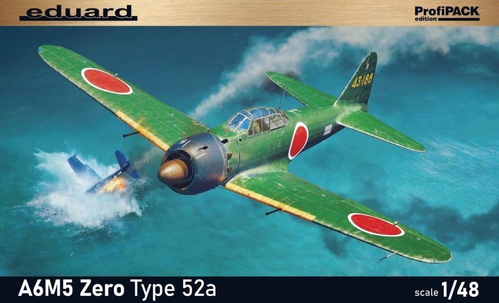 Eduard 82216 model do sklejania 1:48 samolot A6M5 Zero Type 52a