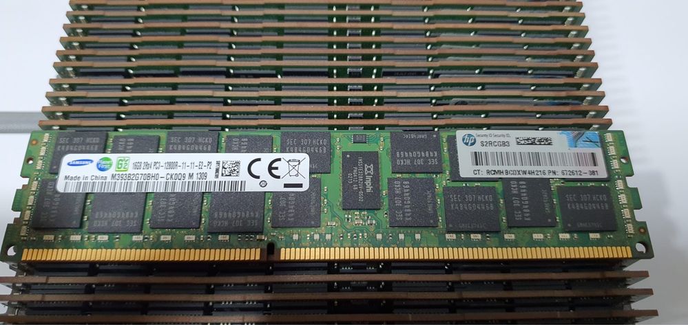 Memória RAM ECC 16GB DDR3 1600MHz