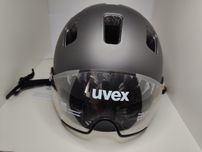 Kask rowerowy / do jazdy miejskiej  UVEX Rush Visor, 58-61cm.