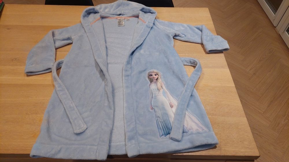 Szlafrok H&M Kraina lodu ELSA. R. 134/140, 8-10 lat. Super jakość!