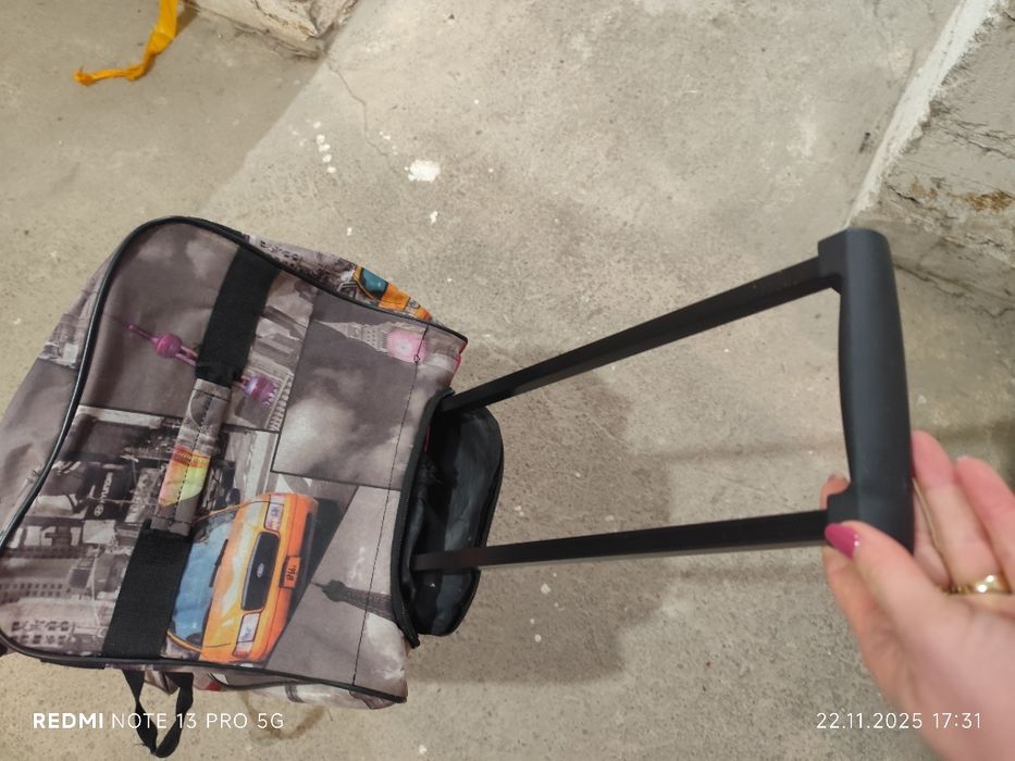 Torba podróżna RGL z kółkami, duża.