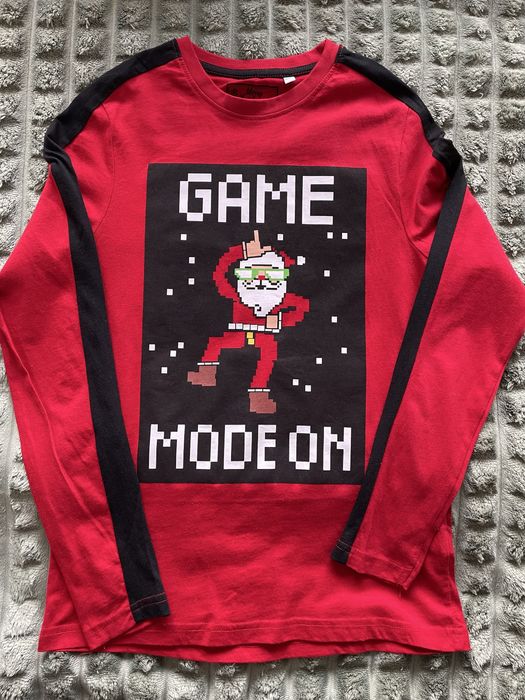 Tshirt z długim rękawem 146/152 świąteczny