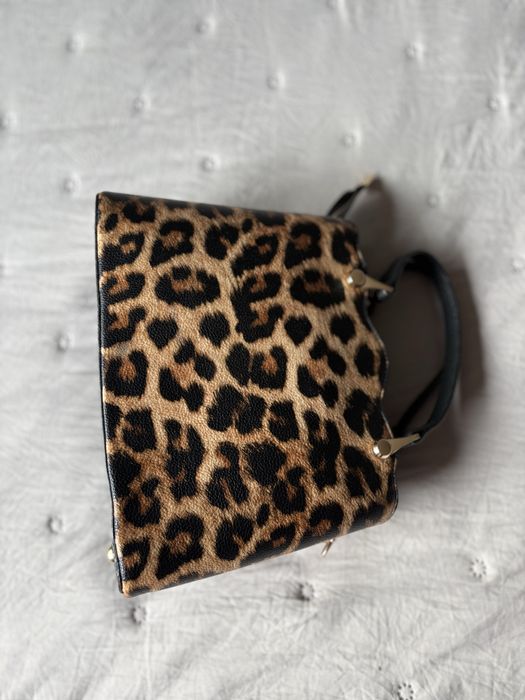 Torebka kuferek Michael Kors MK panterka leopard