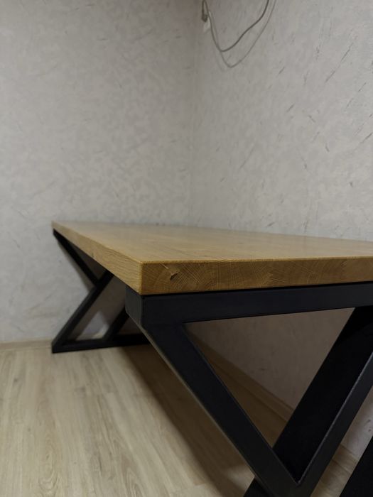 Письмовий стіл ЛОФТ. Дуб, металл