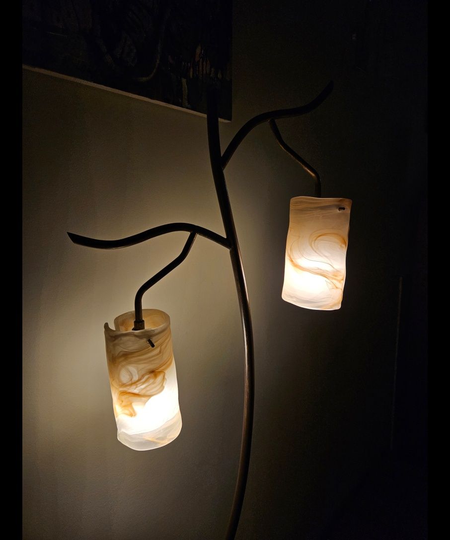 Zestaw 3 lamp: wolnostojąca i dwie lampki nocne