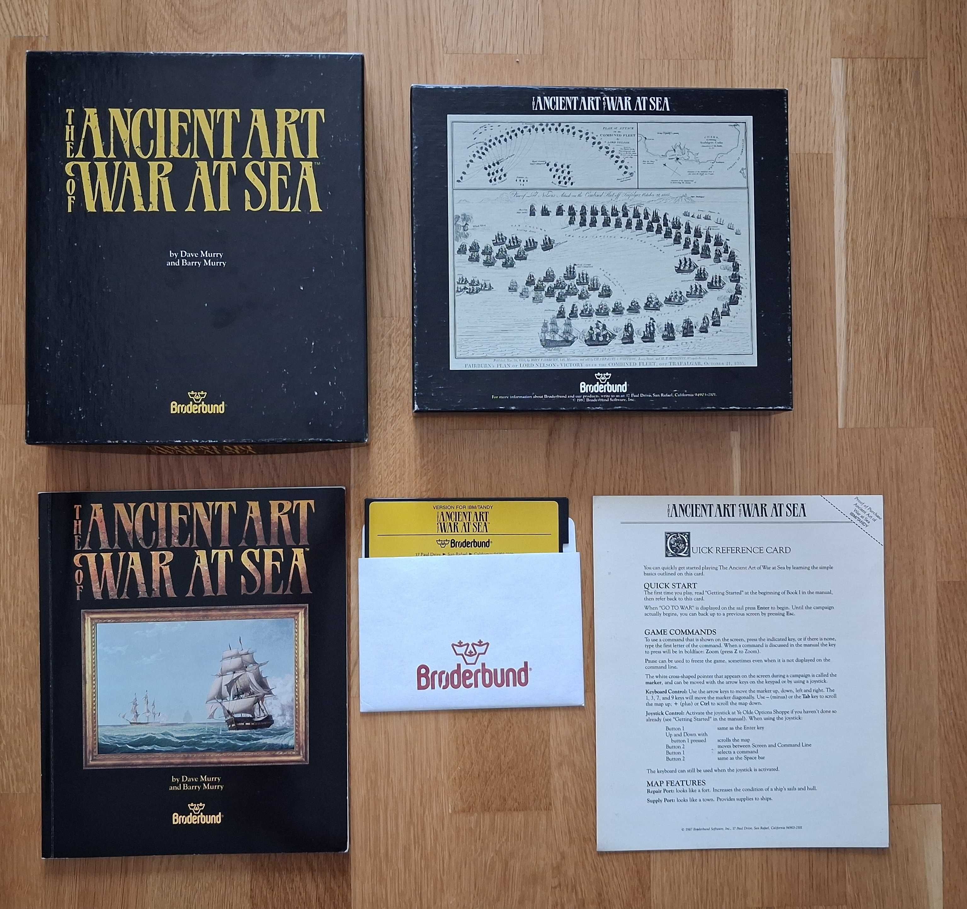 The Ancient Art of War at Sea, Broderbund 1987, PC Big Box