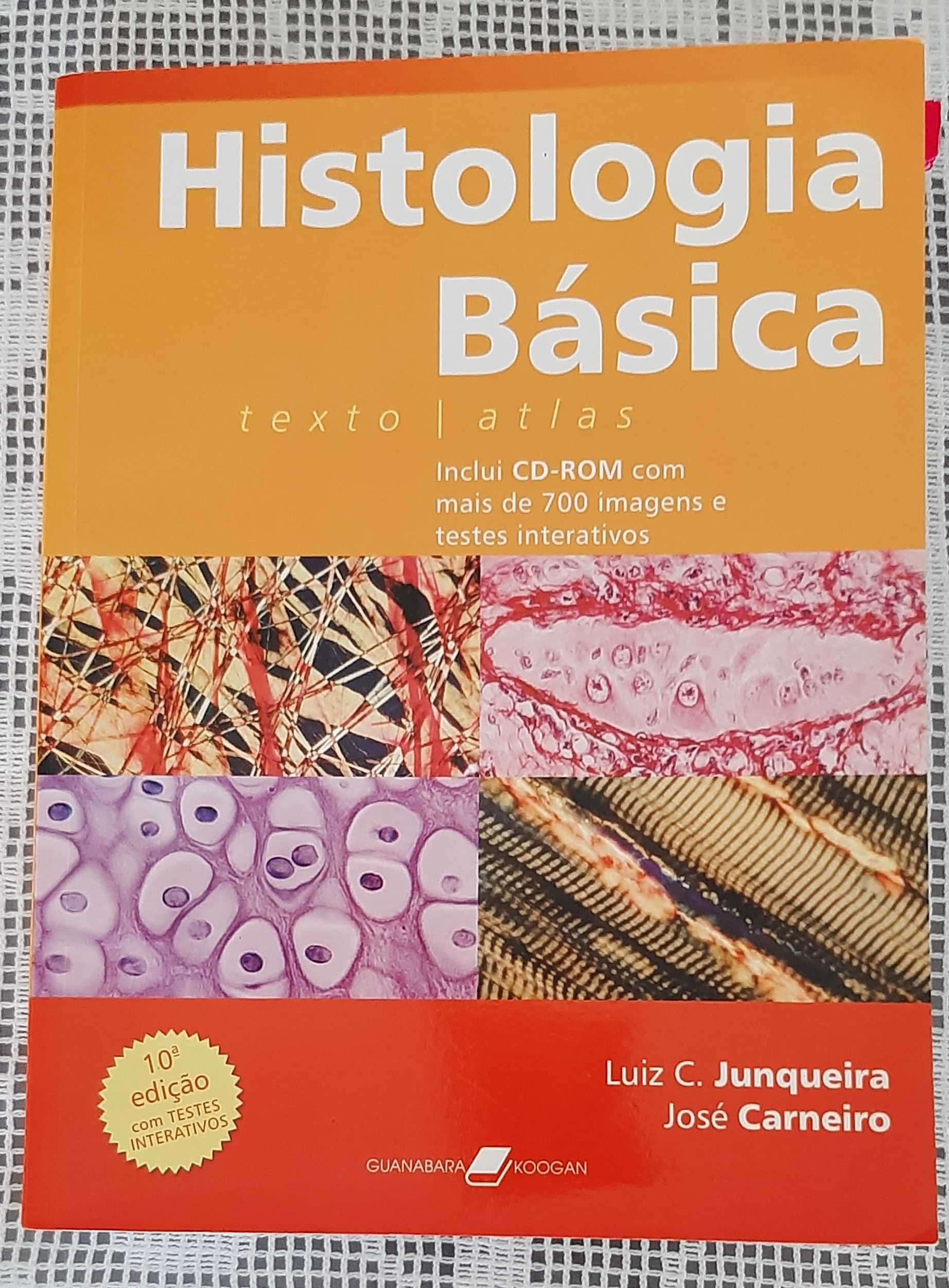 Livro "Histologia Básica", Junqueira 10ª Ed - inclui CD
