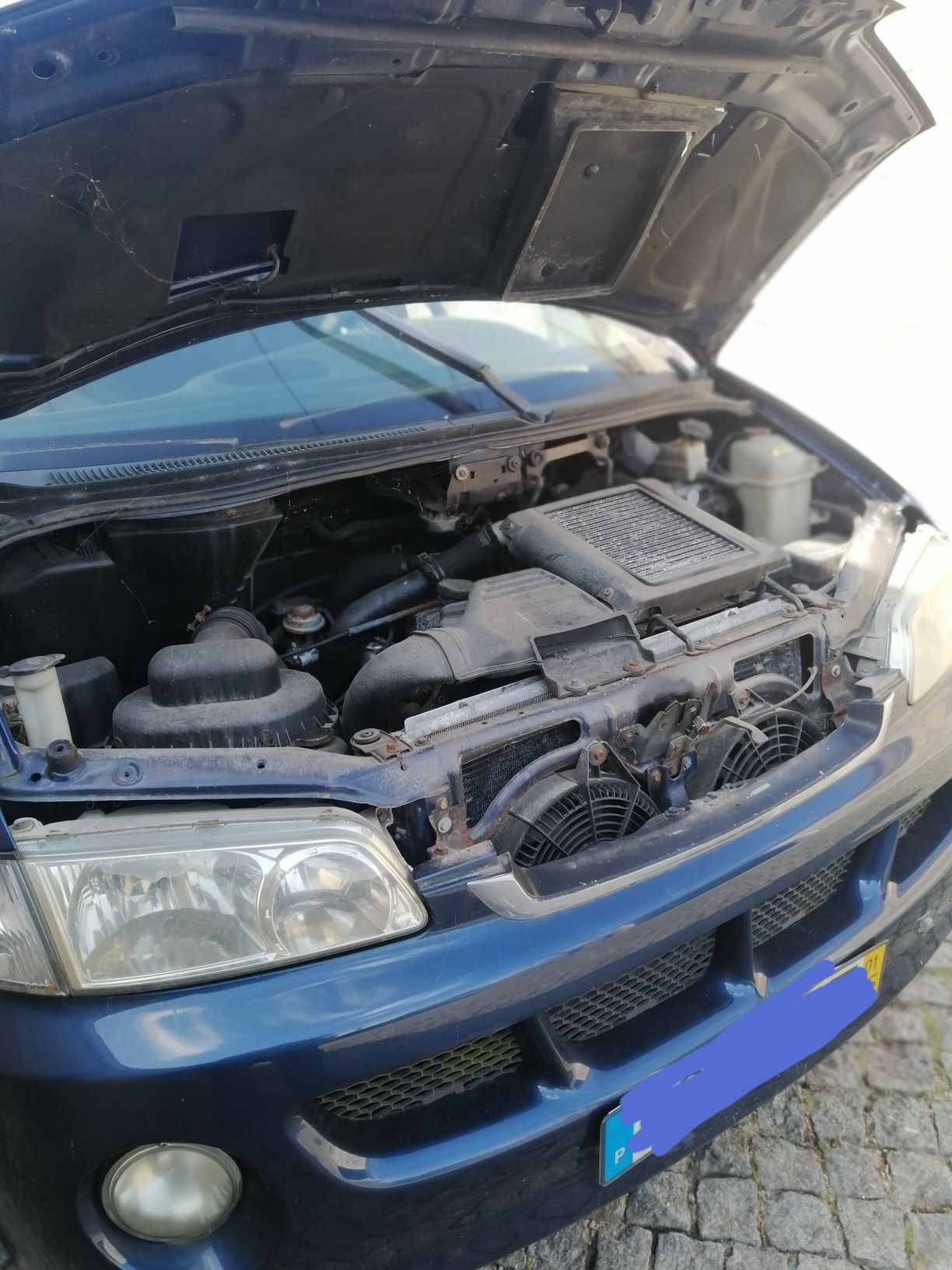 Peças Hyundai H1 2.5 turbo intercooler.