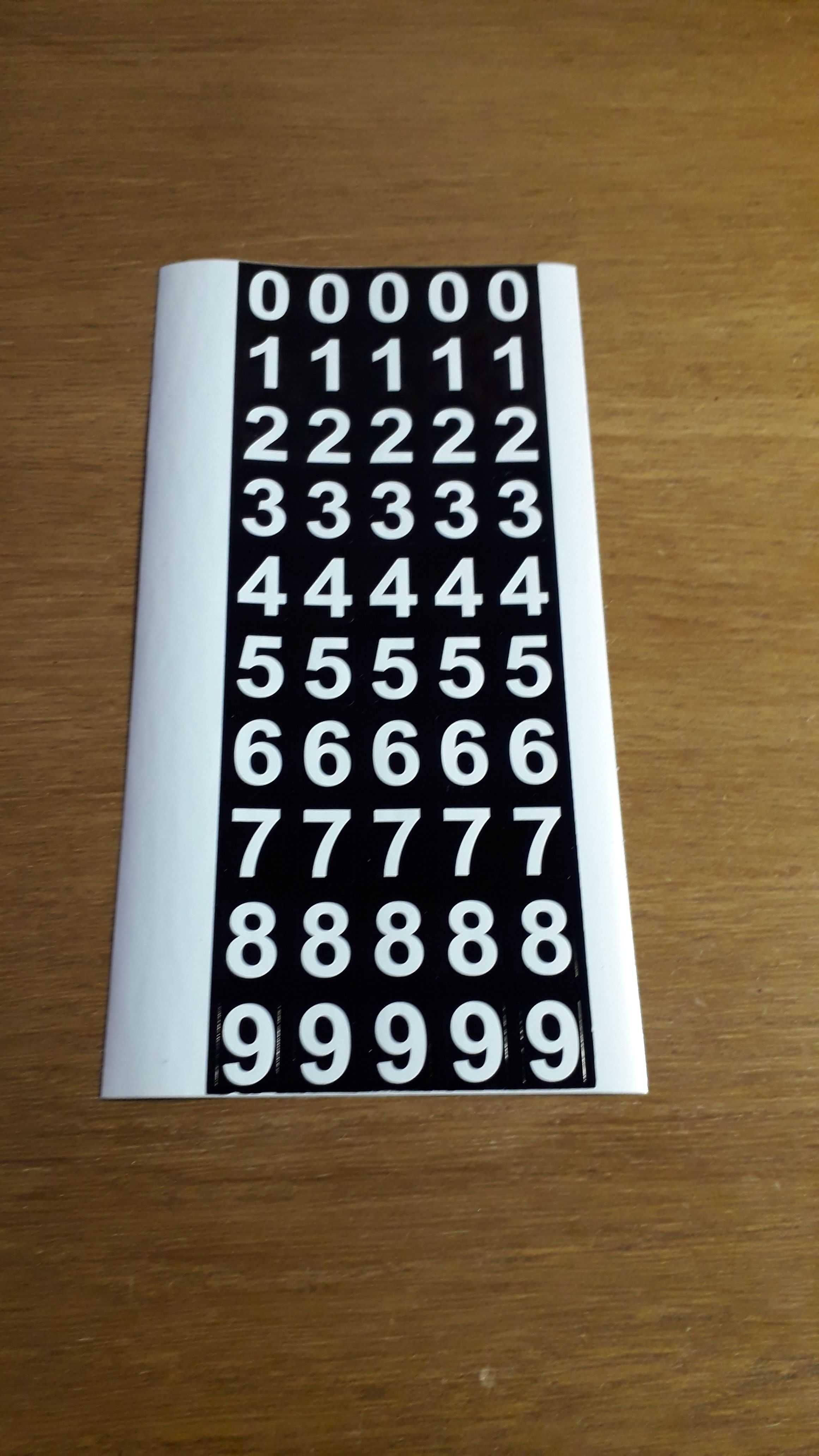 Стикеры наклейки цифры клеющие наклейки на авто