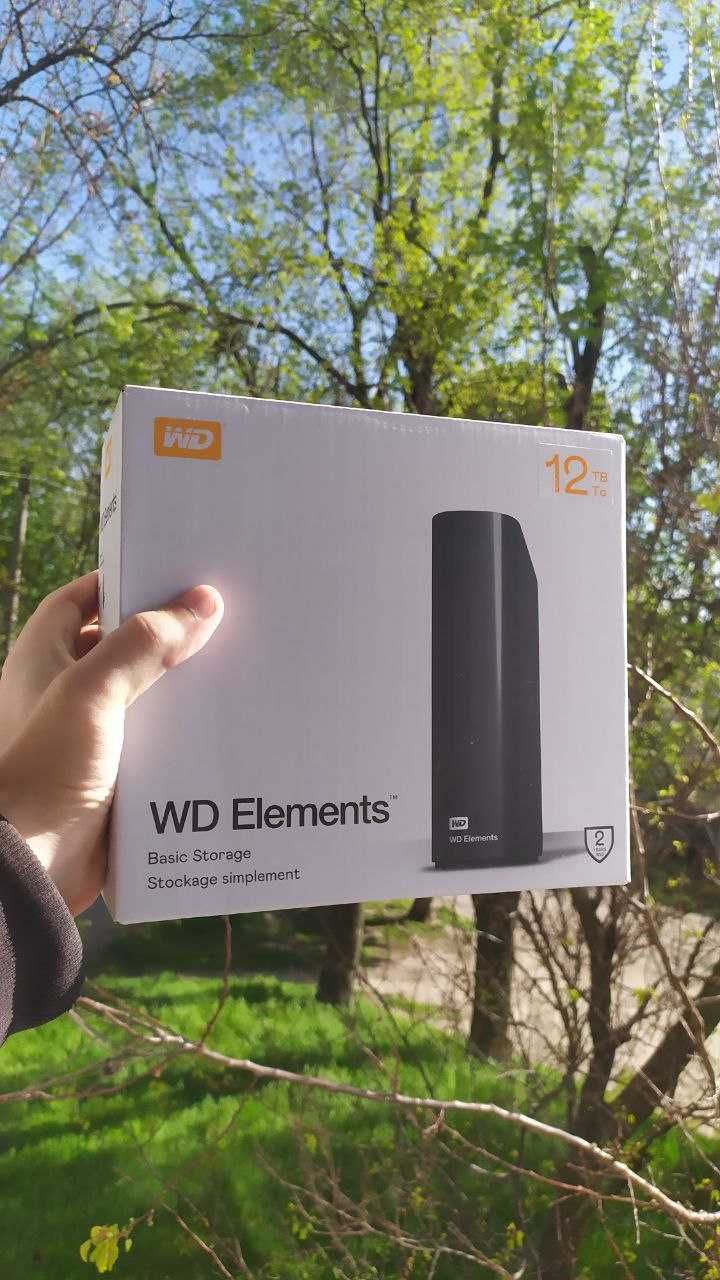 Внешний диск WD Elements 12 TB