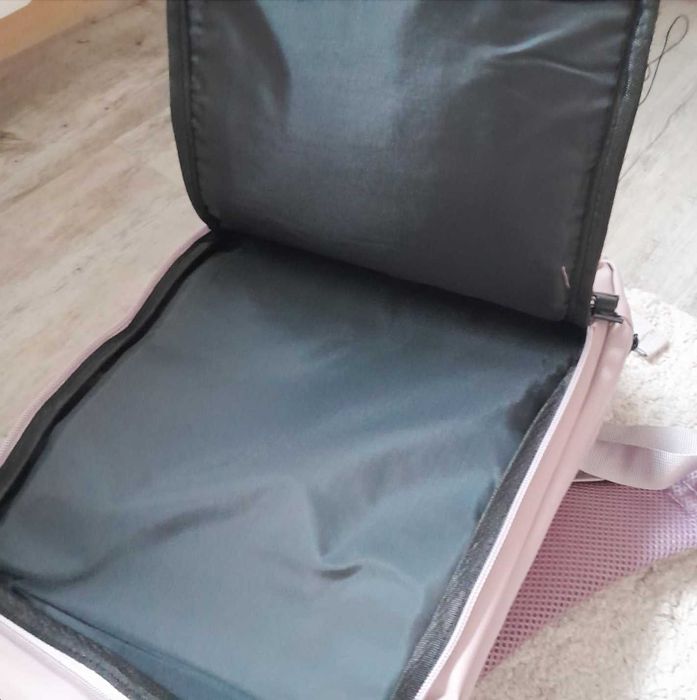 Plecak Do Samolotu Turystyczny 40x20x25 Ryanair Wizzair Różowy USB