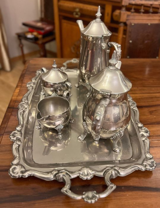 Conjunto em Casquilha 5 peças - Serviço de Chá