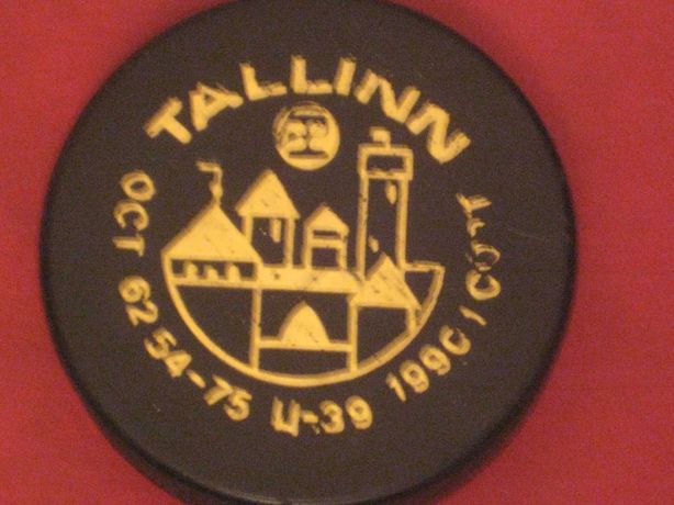 Шайба ссср хокейная TALLINN 1990 (1 сорт) Экспорт