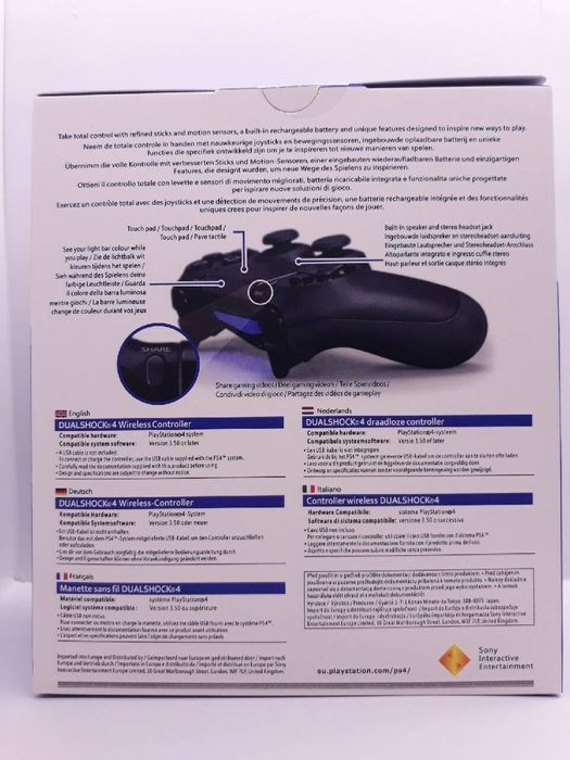 KONTROLER/PAD nowy do Sony Playstation 4/PS4, kolor pomarańcz-granat