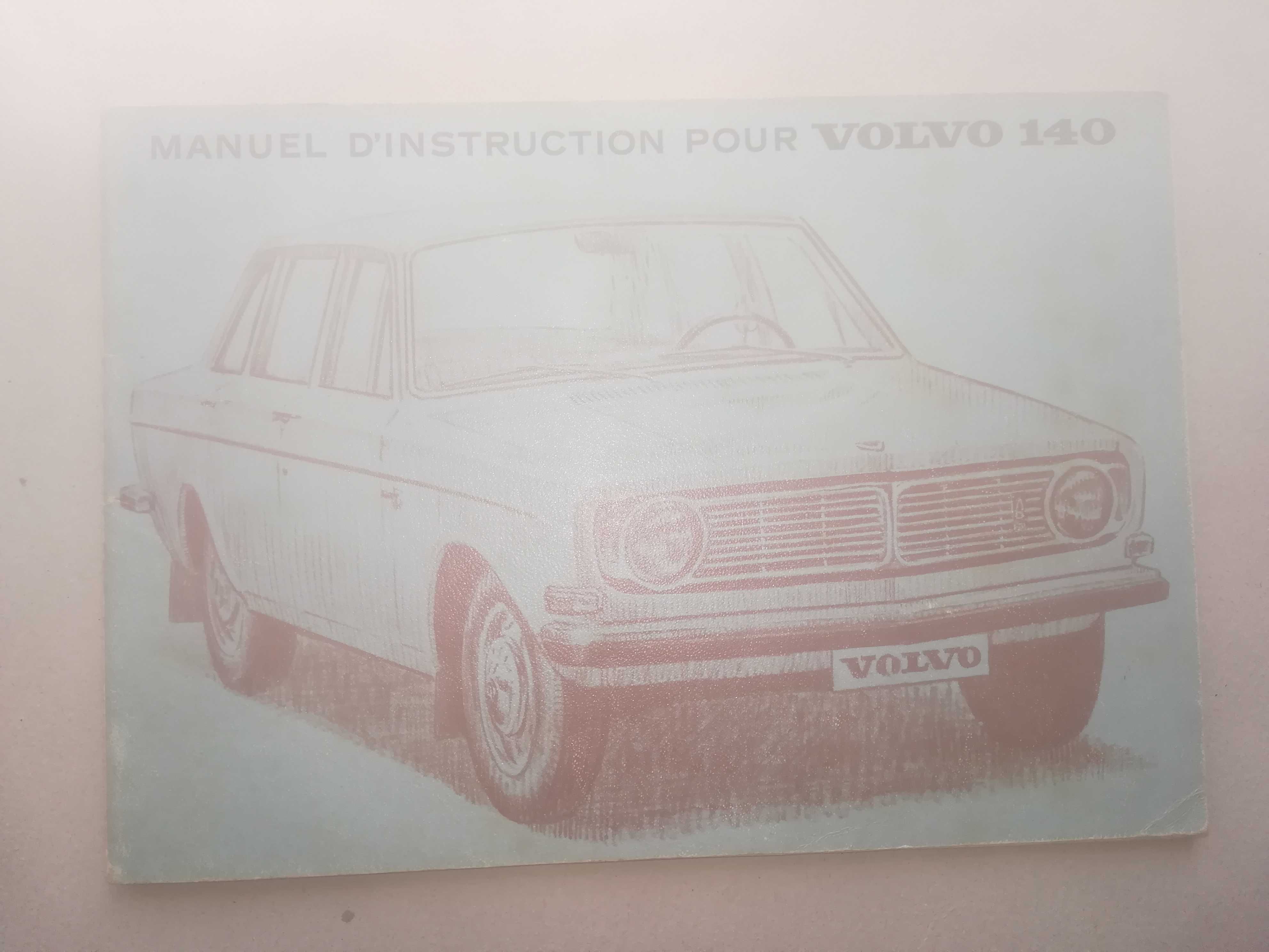 Manual de instruções Volvo 140