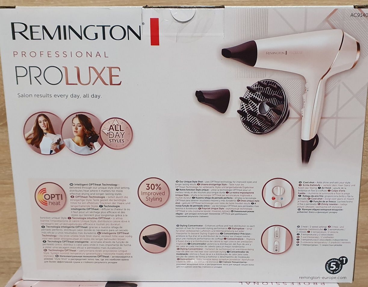 Фен REMINGTON Professional ProLuxe. 2400W
AC9140