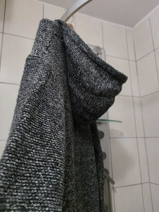 bluza hoodie damska L kangurka knitwear winter collection rozsuwana