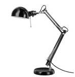 IKEA FORSÅ Lampa biurkowa, czarny