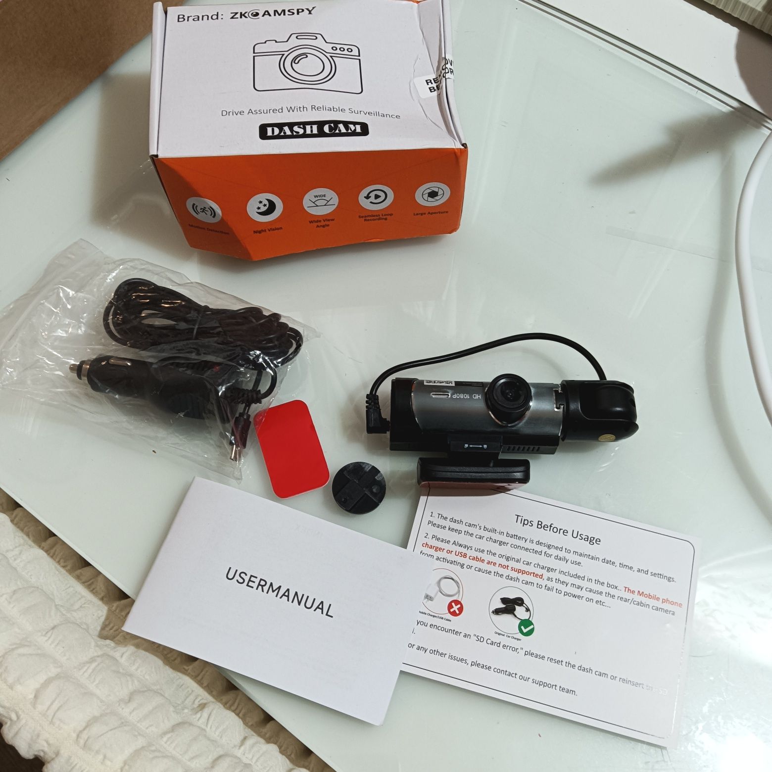 Câmara p automóvel nova