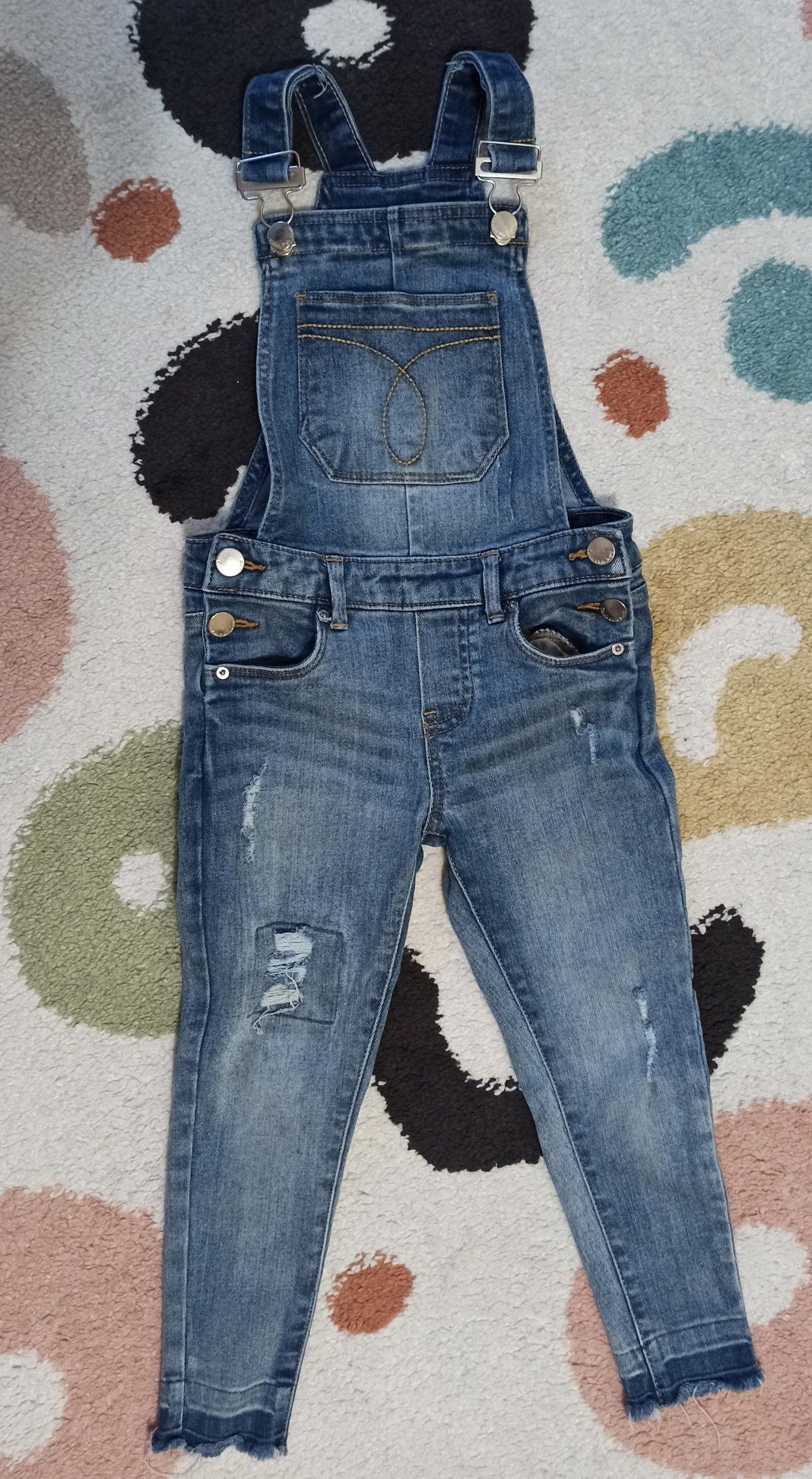 Джинсовый комбинезон для девочки Calvin Klein