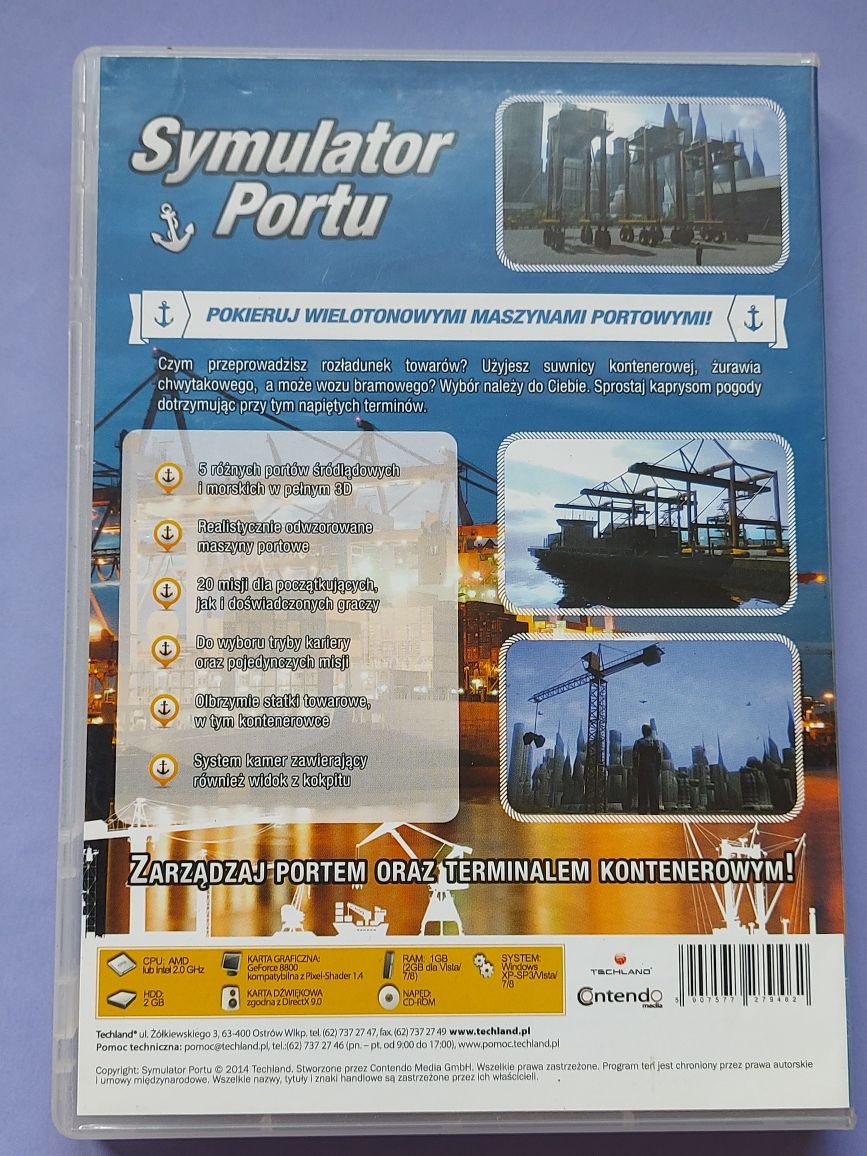 Gra DVD PC ROM płyta Symulator Portu 3014rok