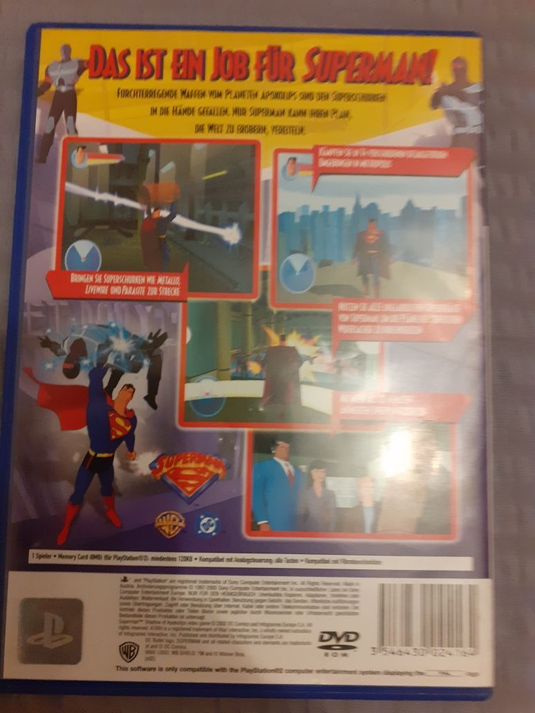 SUPERMAN SHADOW OF Apokolips Unikat na konsole ps2