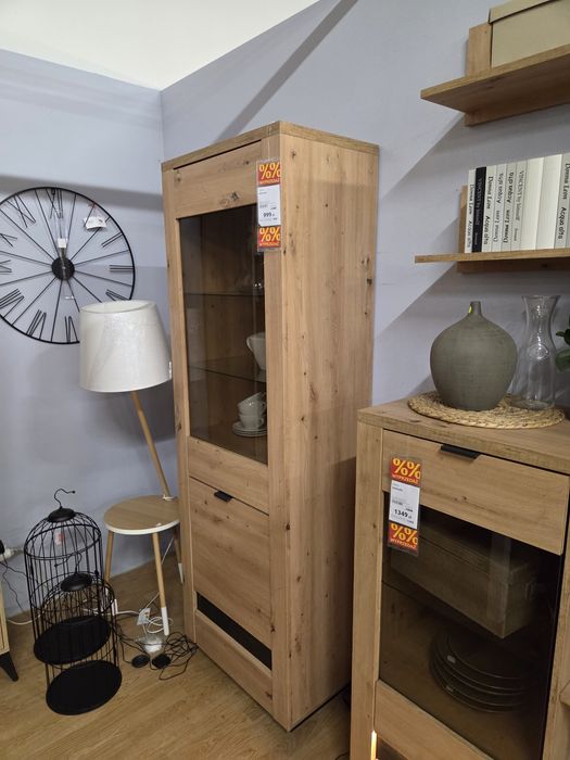 Komoda, witryna, 2x półka