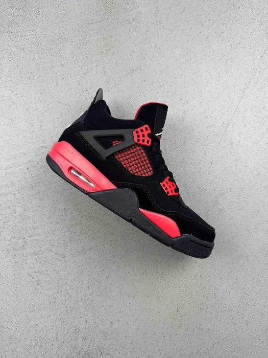 Мужские кроссовки Nike Jordan Retro 4 Сrimson Red Thunder. 40-45