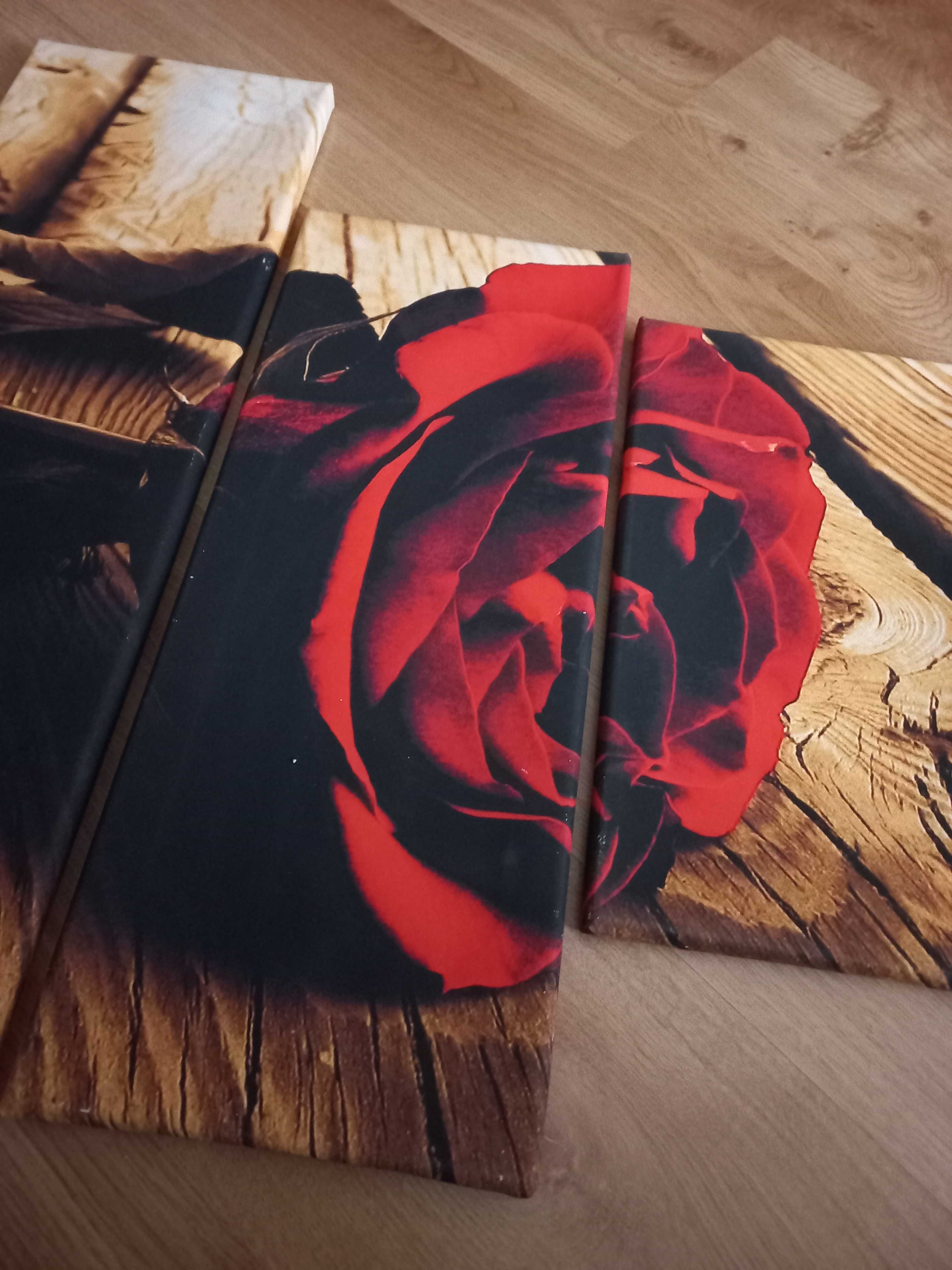 Obraz Tryptyk  róże
