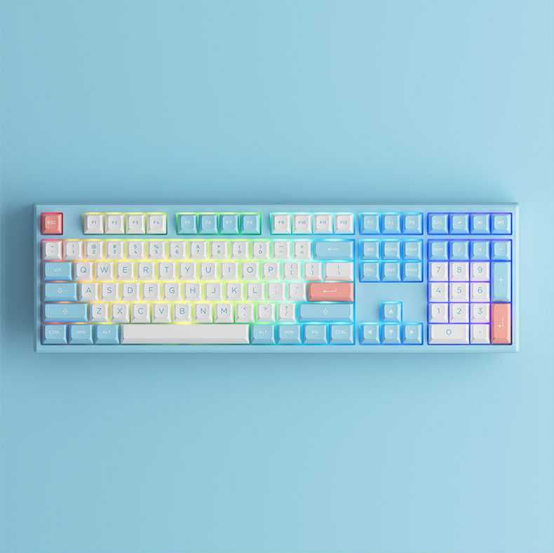 Механические клавиатуры AKKO X Monsgeek MG108 RGB,PBT Кейкапы (+GIFT)