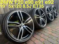 19 cali felgi koła do BMW F20 F21 e90 e91 e92  5x120 ET35 8.5J idealne