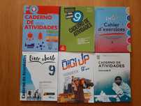 Cadernos de atividades do 9.º ano