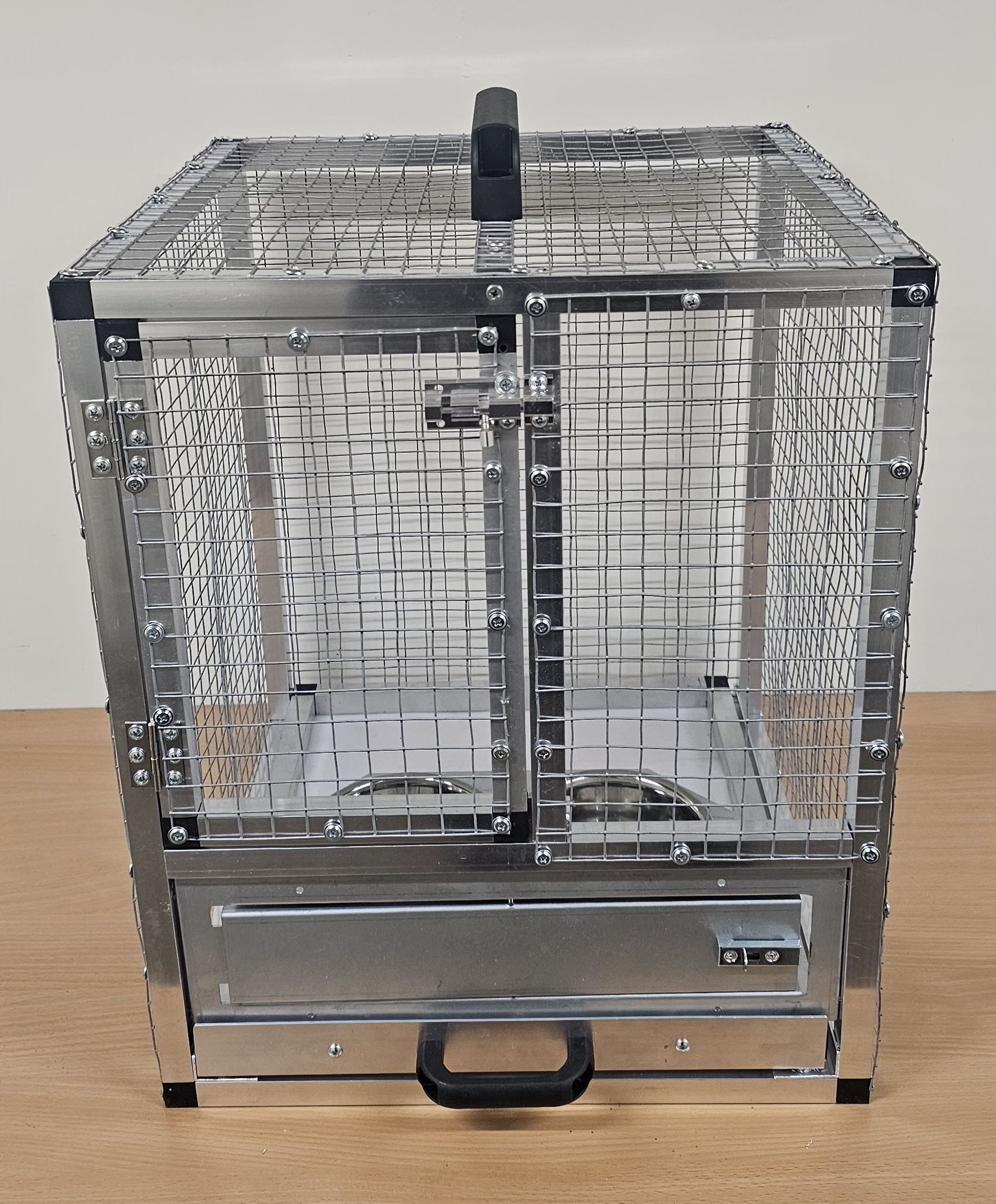 Klatka transporter dla papug, zwierząt 45x44x54cm